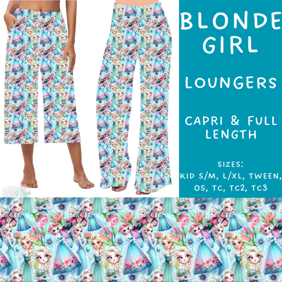 Preorder Custom Styles - Blonde Girl - Closes 18 Nov - ETA early Feb 2025 Leggings