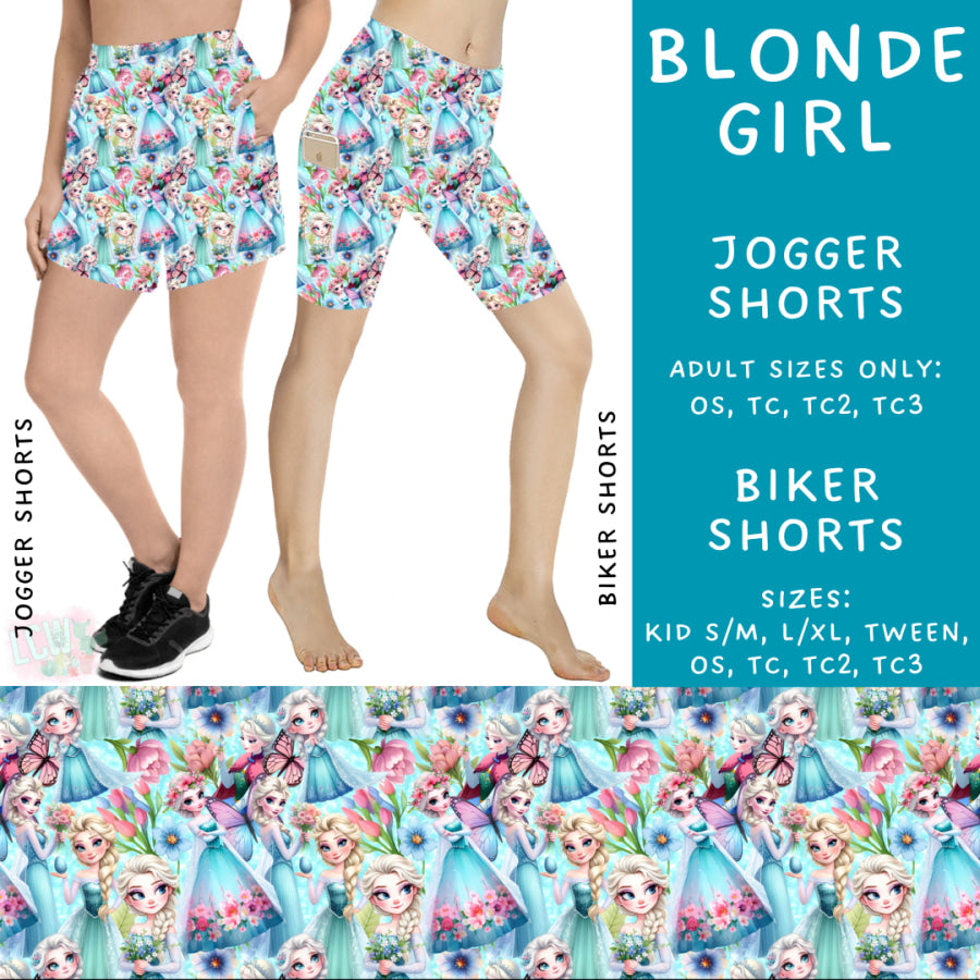 Preorder Custom Styles - Blonde Girl - Closes 18 Nov - ETA early Feb 2025 Leggings