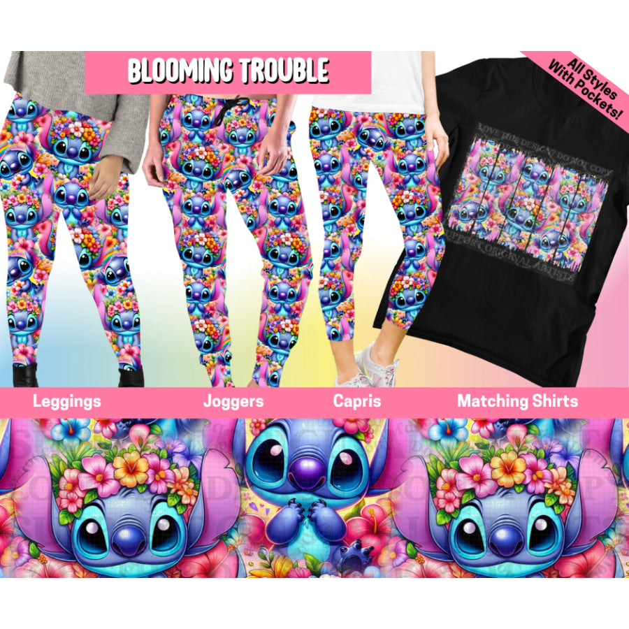 Preorder Custom Styles - Blooming Trouble - 23 May - ETA early Sep 2025 Leggings
