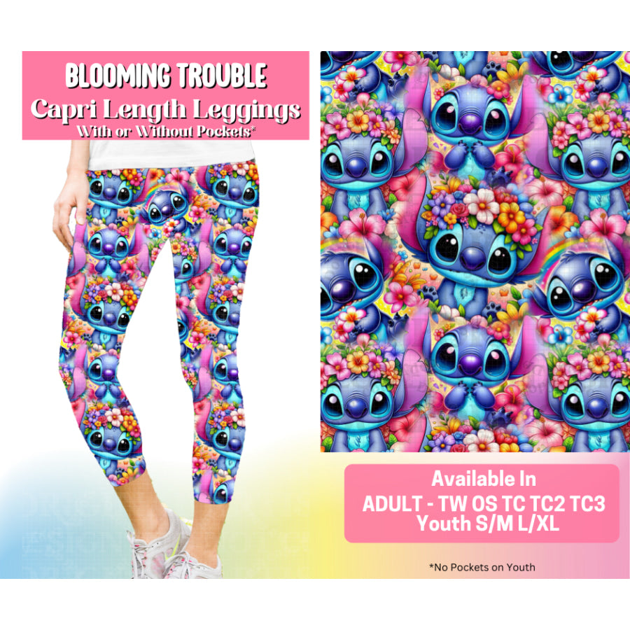 Preorder Custom Styles - Blooming Trouble - 23 May - ETA early Sep 2025 Leggings