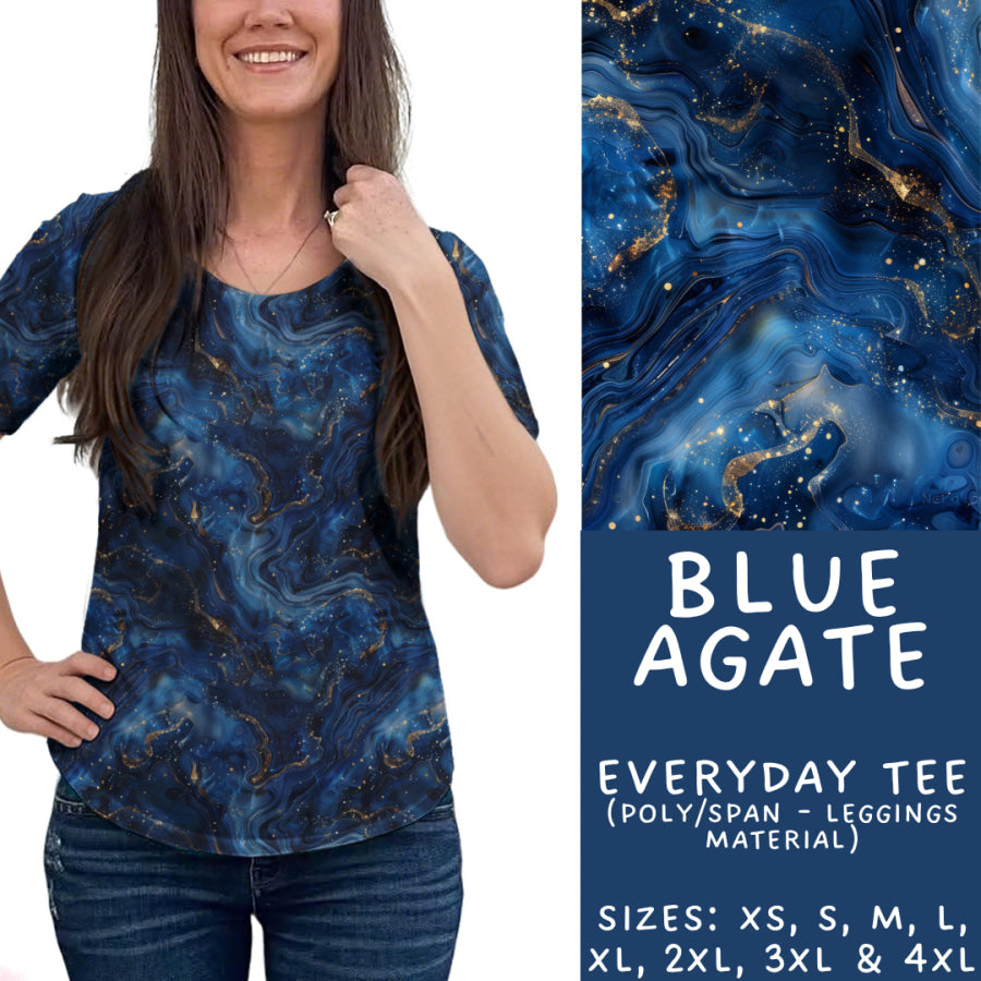 Preorder Custom Styles - Blue Agate - Closes 17 Nov - ETA early Feb 2026 Leggings