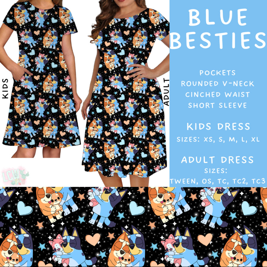 Preorder Custom Styles - Blue Besties - Closes 29 Jan - ETA late Apr 2025 Leggings