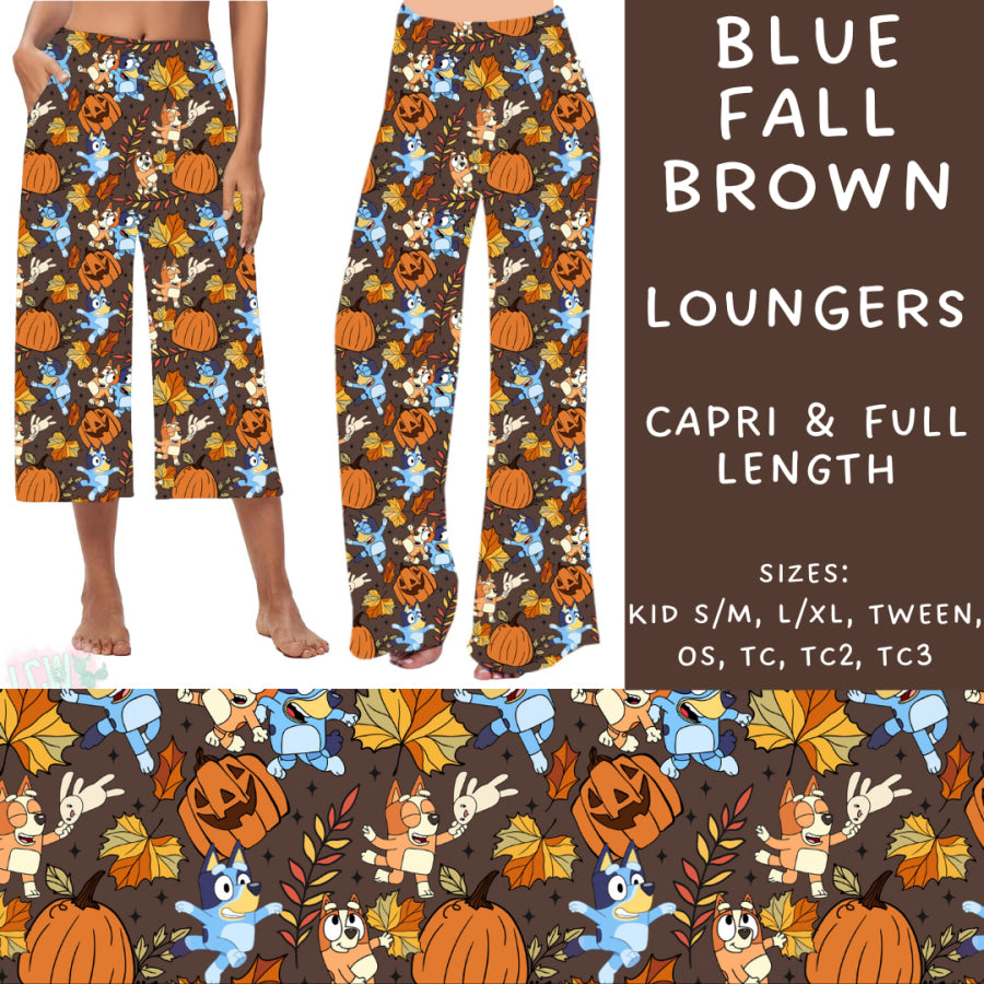 Preorder Custom Styles - Blue Fall Brown - Closes 9 Oct - ETA late Dec 2024 Leggings