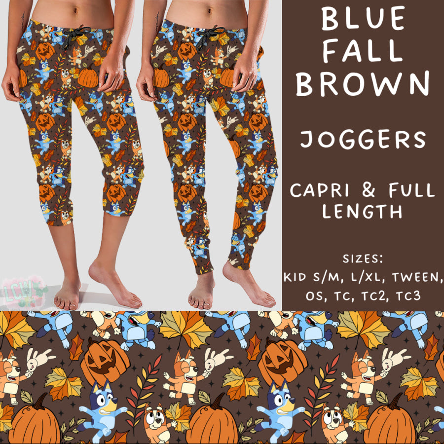 Preorder Custom Styles - Blue Fall Brown - Closes 9 Oct - ETA late Dec 2024 Leggings