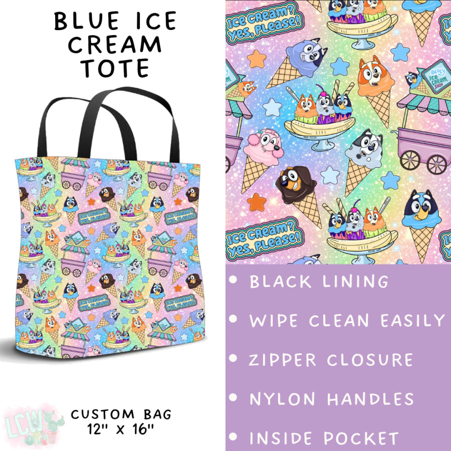 Preorder Custom Styles - Blue Ice Cream - Closes 15 May - ETA mid Jul 2025 Leggings