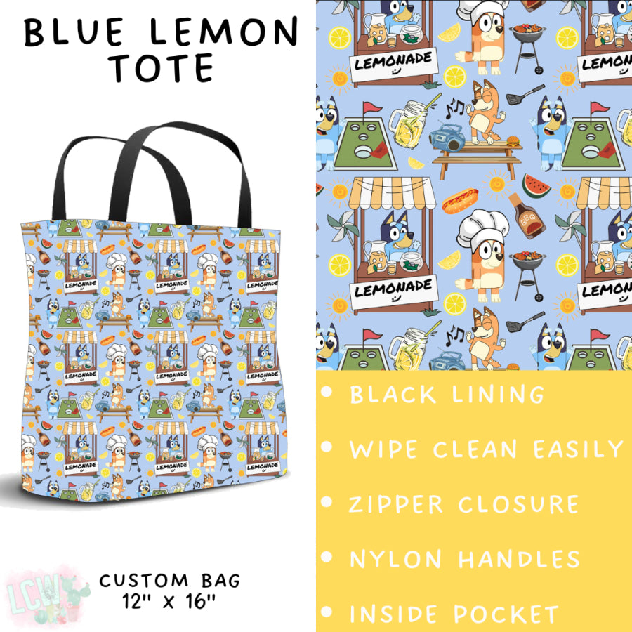 Preorder Custom Styles - Blue Lemon - Closes 15 May - ETA mid Jul 2025 Leggings