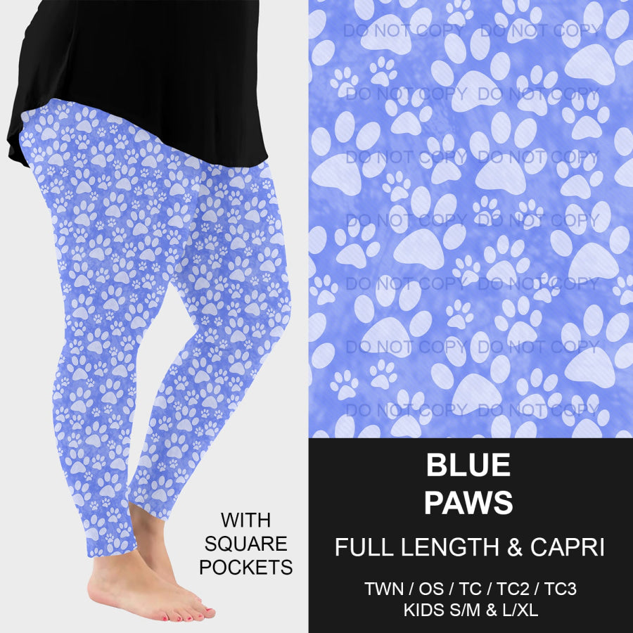 PREORDER Custom Styles - Blue Paws - Closes 18 Mar - ETA mid Jun 2025 Loungewear