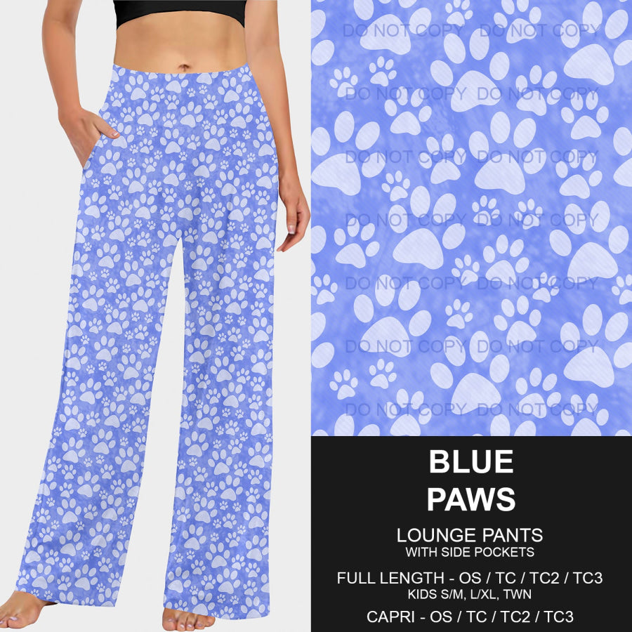 PREORDER Custom Styles - Blue Paws - Closes 18 Mar - ETA mid Jun 2025 Loungewear