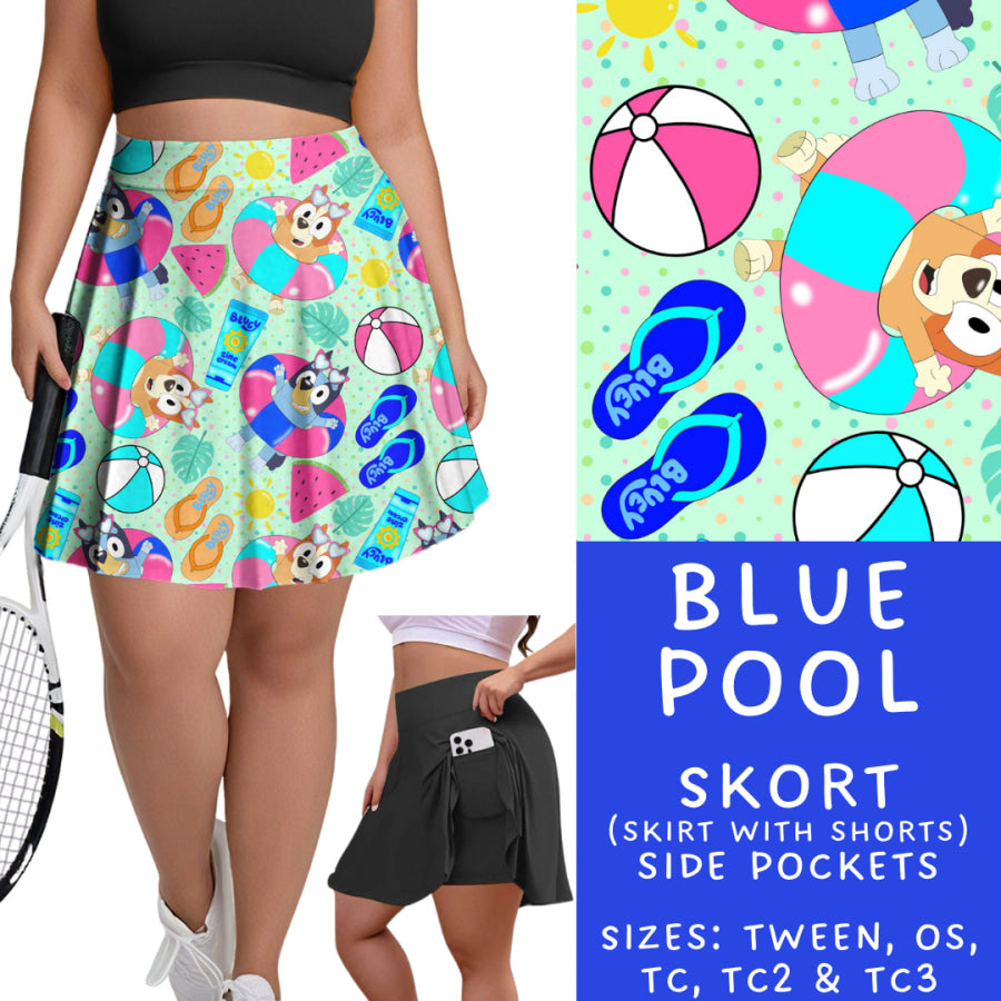 Preorder Custom Styles - Blue Pool - Closes 15 May - ETA mid Jul 2025 Leggings
