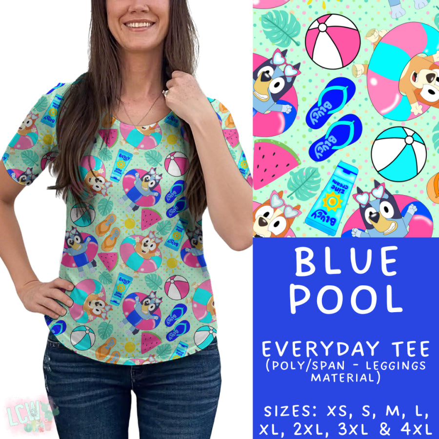 Preorder Custom Styles - Blue Pool - Closes 15 May - ETA mid Jul 2025 Leggings