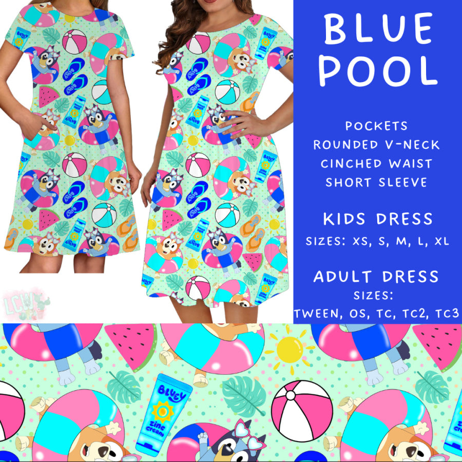 Preorder Custom Styles - Blue Pool - Closes 15 May - ETA mid Jul 2025 Leggings