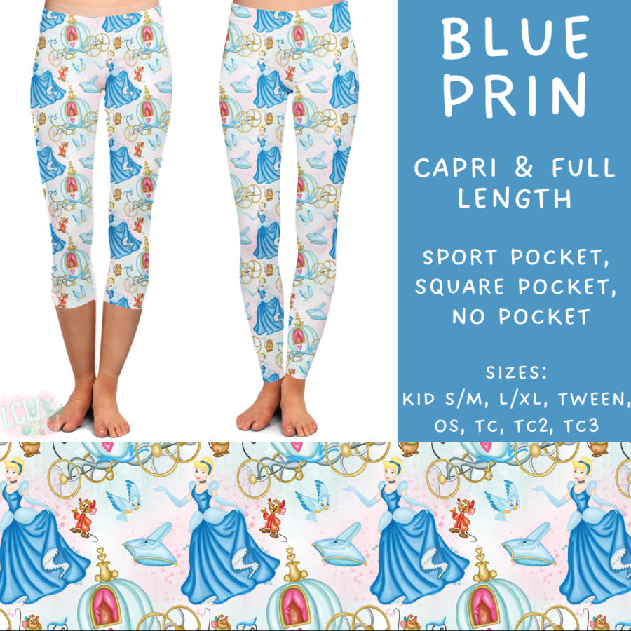 Preorder Custom Styles - Blue Prin - Closes 27 Jan - ETA late Apr 2025 Leggings