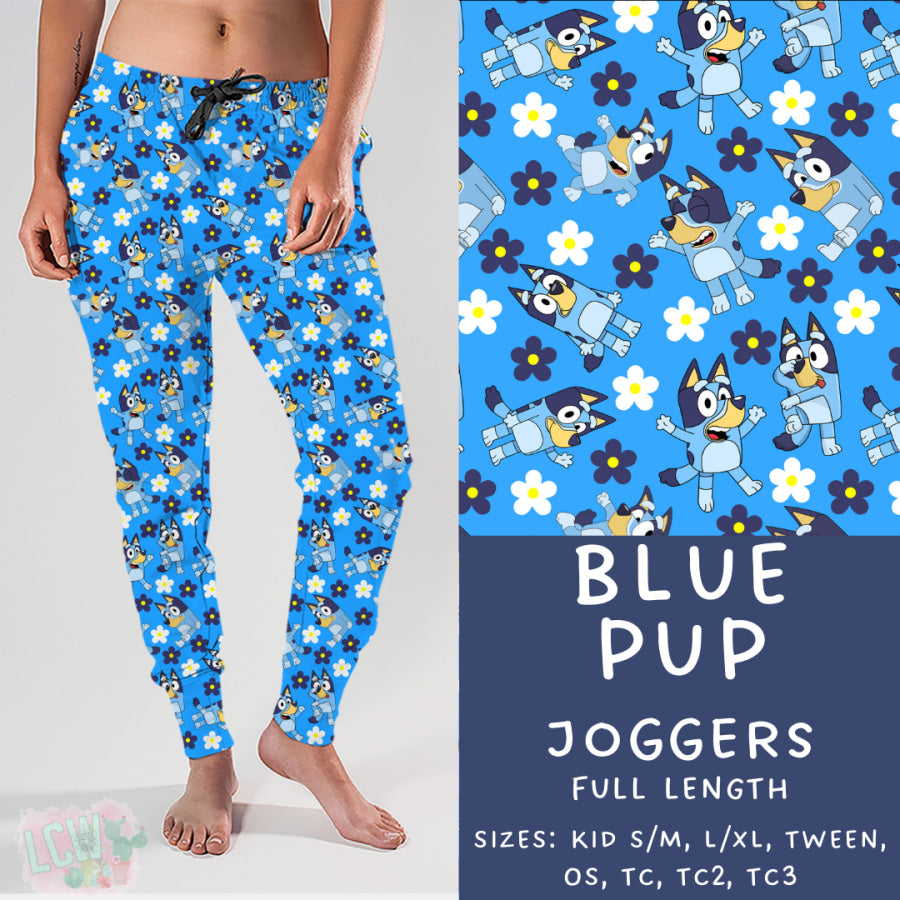 Preorder Custom Styles - Blue Pup - Closes 3 Mar - ETA late May 2025 Leggings