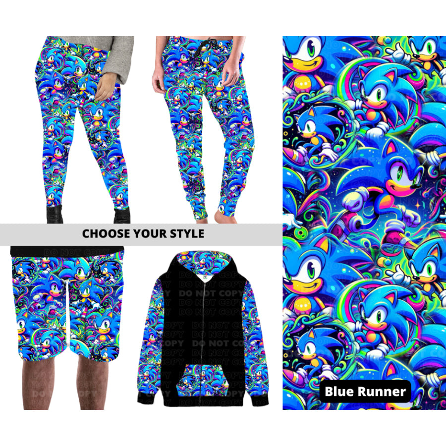 PREORDER Custom Styles - Blue Runner - Closes 27 Nov - ETA late Feb 2025 Leggings