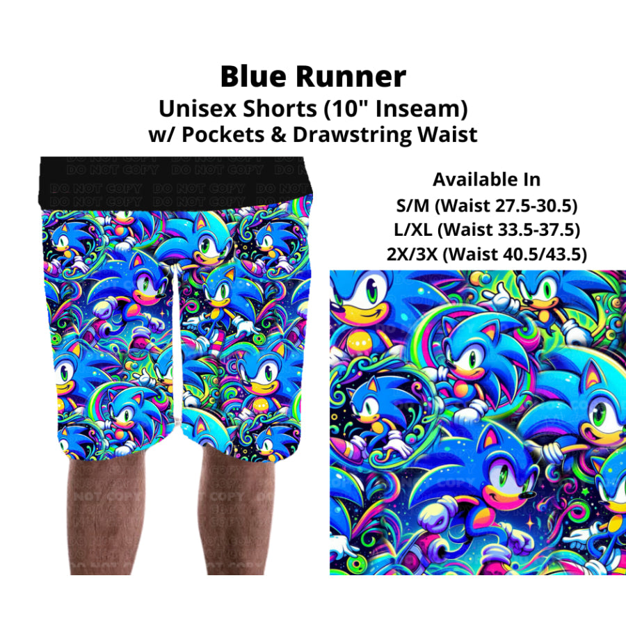 PREORDER Custom Styles - Blue Runner - Closes 27 Nov - ETA late Feb 2025 Leggings