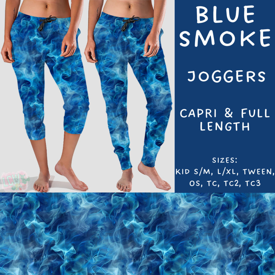 Preorder Custom Styles - Blue Smoke - Closes 20 Feb - ETA mid May 2025 Leggings