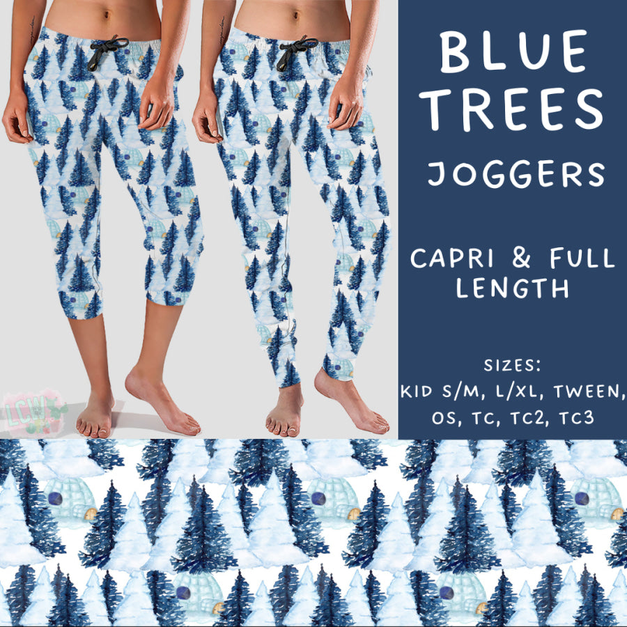 Preorder Custom Styles - Blue Trees - Closes 22 Nov - ETA early Feb 2025 Leggings