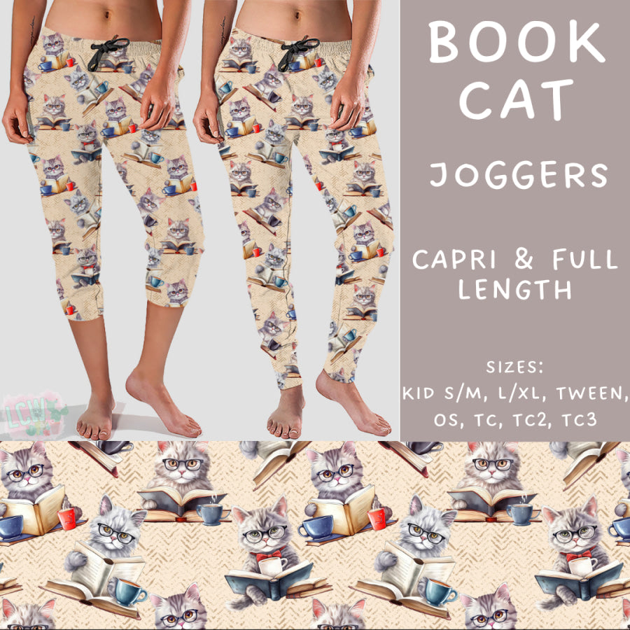 Preorder Custom Styles - Book Cat - Closes 13 Nov - ETA late Jan 2025 Leggings