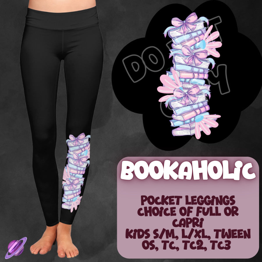 PREORDER Custom Styles - Bookaholic - Closes 2 Feb - ETA late May 2025 Leggings