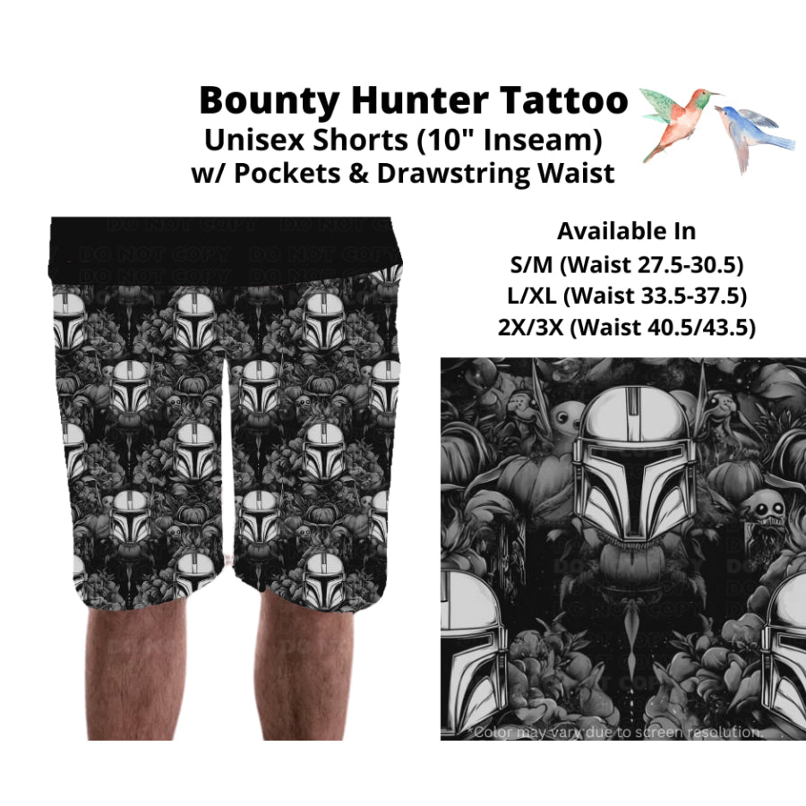 Preorder Custom Styles - Bounty Hunter Tattoo - Closes 19 Feb - ETA late May 2025 Leggings