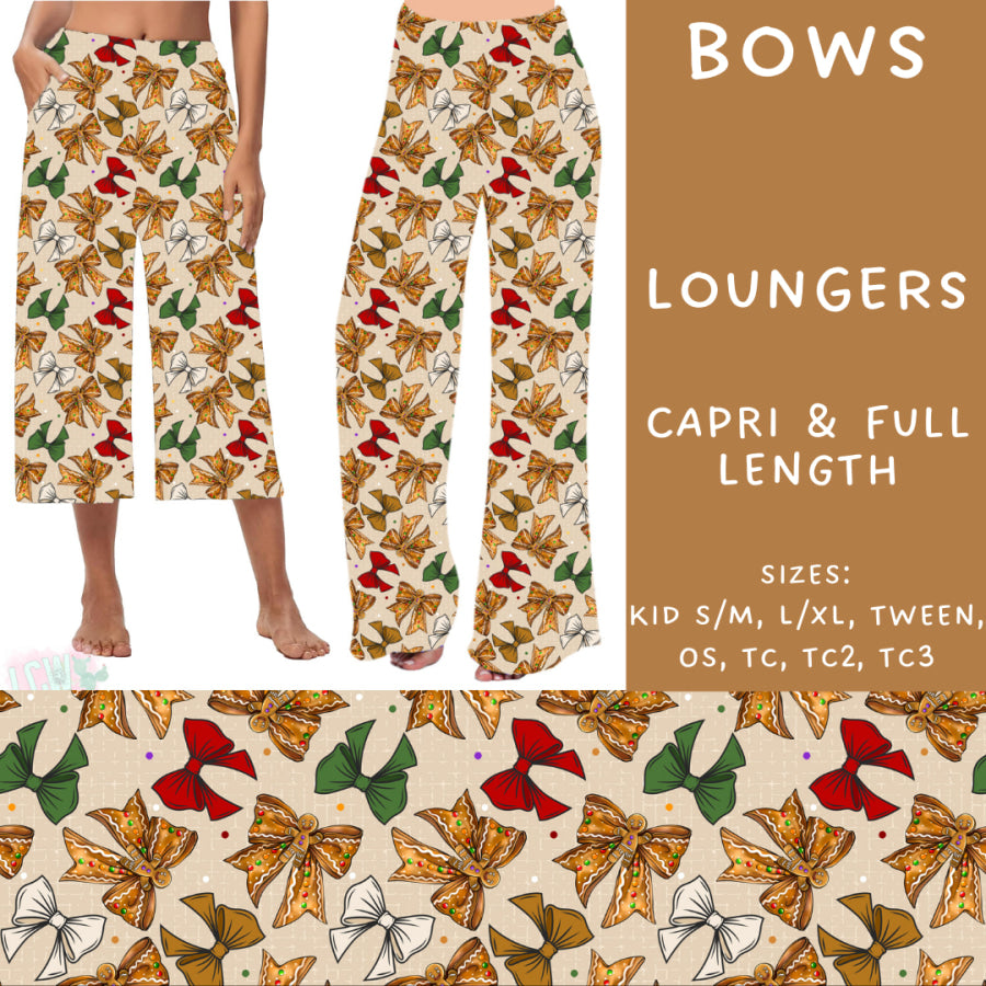 Preorder Custom Styles - Bows - Closes 31 Oct - ETA early Jan 2025 Leggings