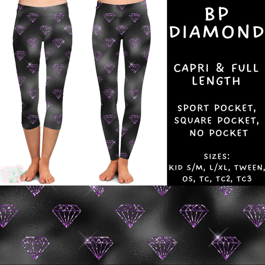 Preorder Custom Styles - BP Diamond - Closes 15 Jan - ETA late Apr 2025 Leggings