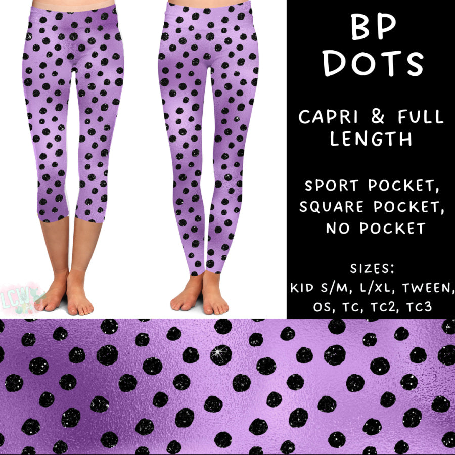 Preorder Custom Styles - BP Dots - Closes 15 Jan - ETA late Apr 2025 Leggings