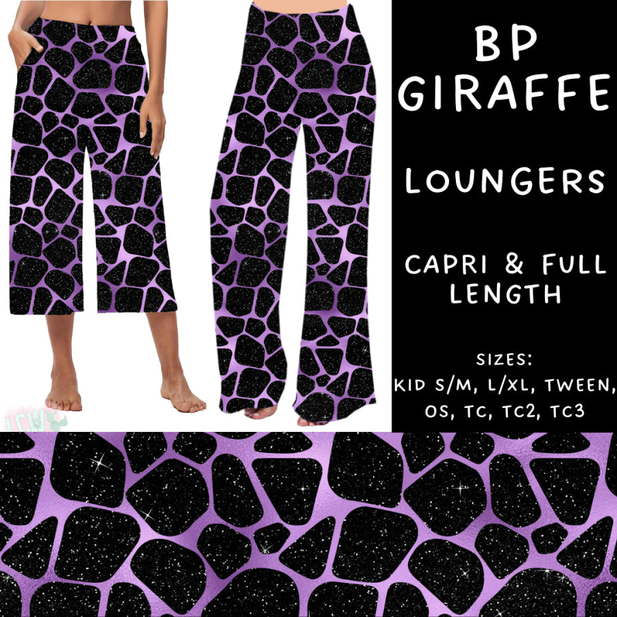 Preorder Custom Styles - BP Giraffe - Closes 15 Jan - ETA late Apr 2025 Leggings