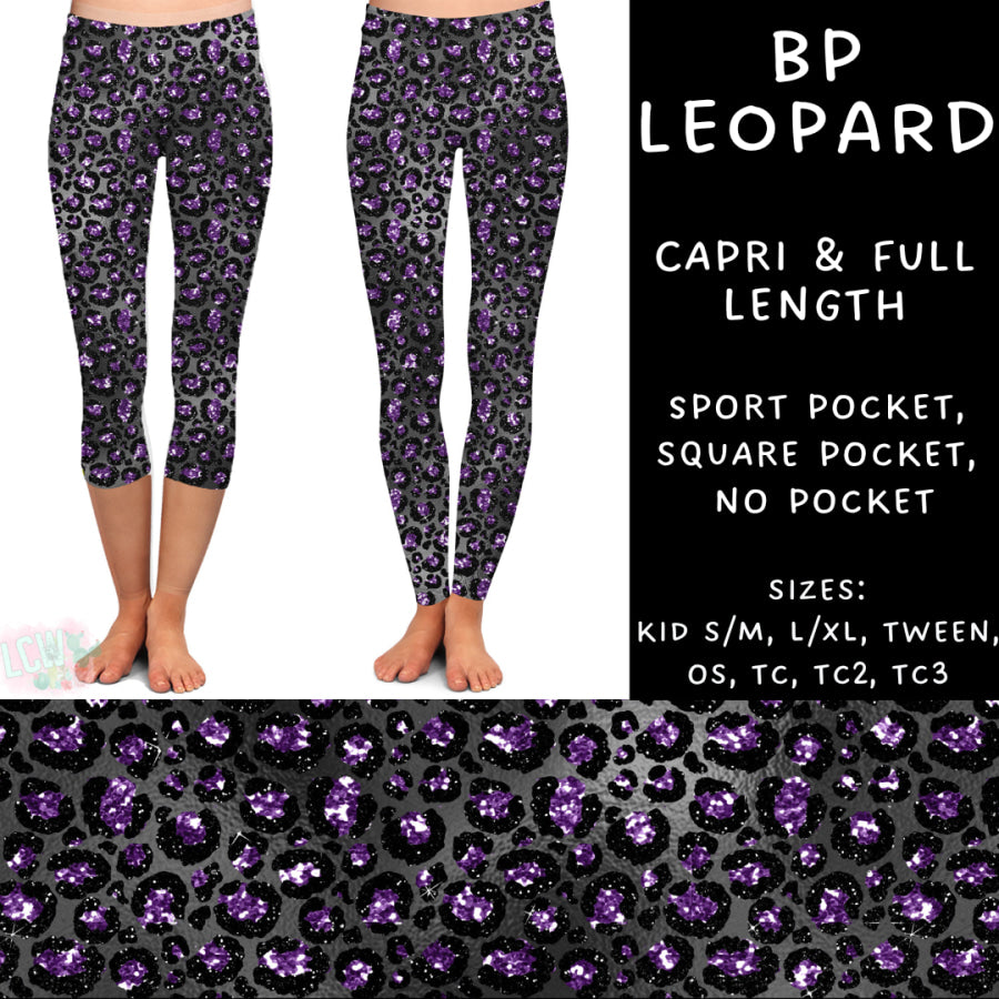 Preorder Custom Styles - BP Leopard - Closes 15 Jan - ETA late Apr 2025 Leggings