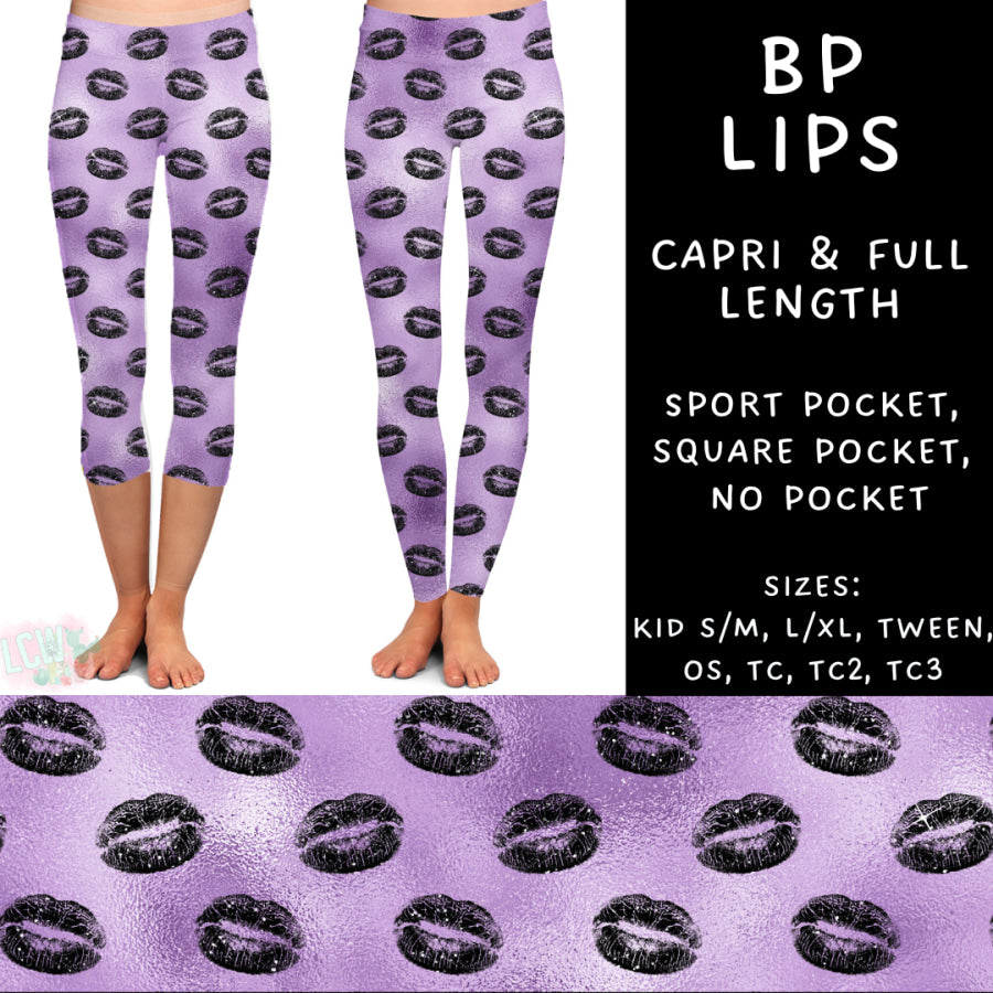 Preorder Custom Styles - BP Lips - Closes 15 Jan - ETA late Apr 2025 Leggings