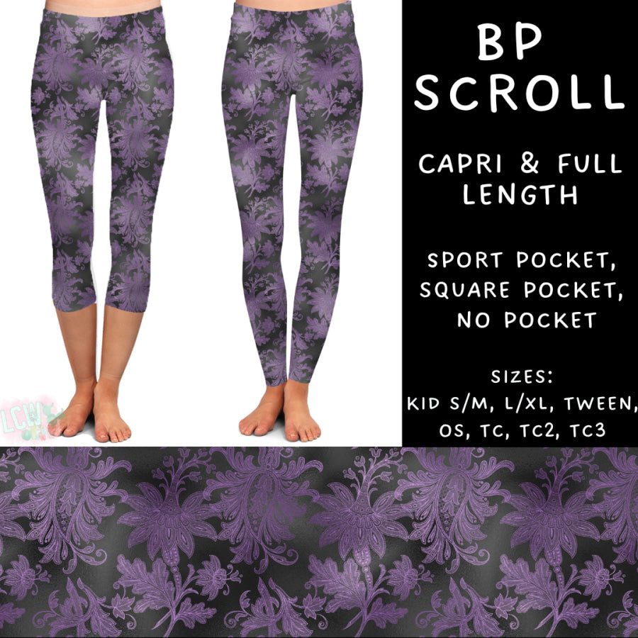 Preorder Custom Styles - BP Scrolls - Closes 15 Jan - ETA late Apr 2025 Leggings