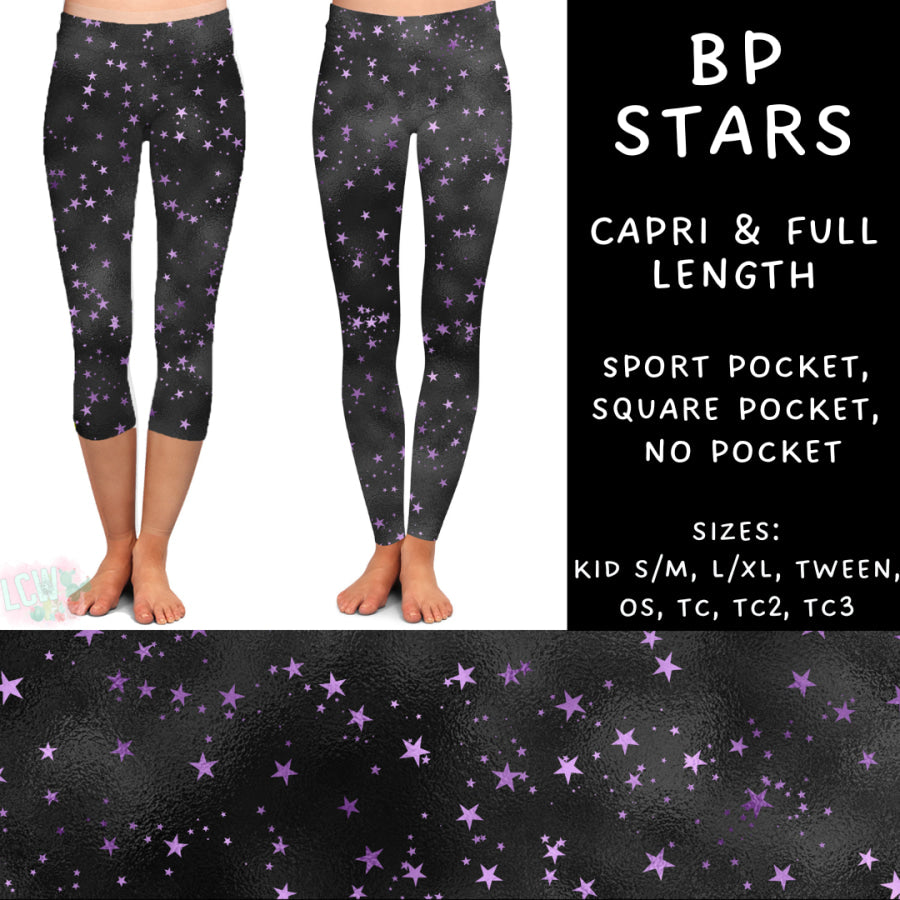 Preorder Custom Styles - BP Stars - Closes 15 Jan - ETA late Apr 2025 Leggings