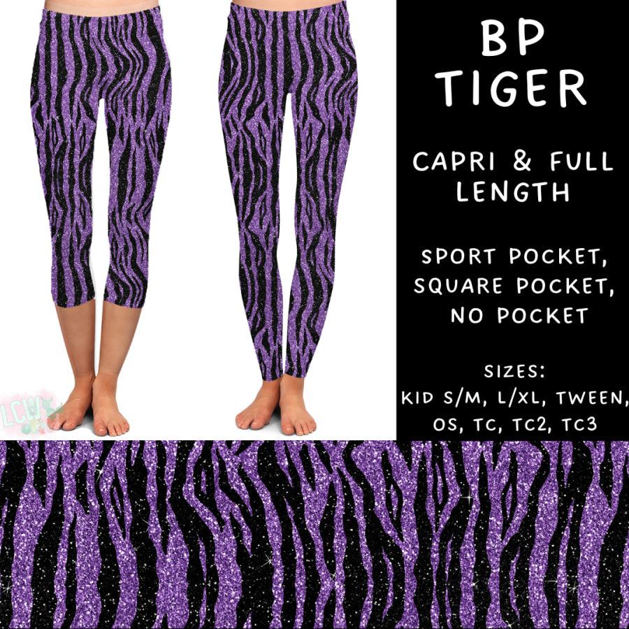 Preorder Custom Styles - BP Tiger - Closes 15 Jan - ETA late Apr 2025 Leggings