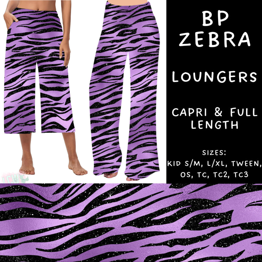 Preorder Custom Styles - BP Zebra - Closes 15 Jan - ETA late Apr 2025 Leggings