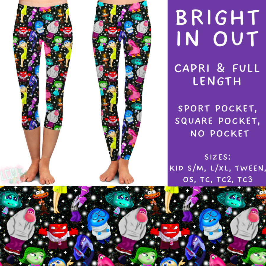 Preorder Custom Styles - Bright In Out - Closes 2 Dec - ETA late Feb 2025 Leggings