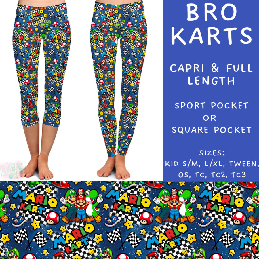 Preorder Custom Styles - Bro Karts - Closes 3 Mar - ETA late May 2025 Leggings