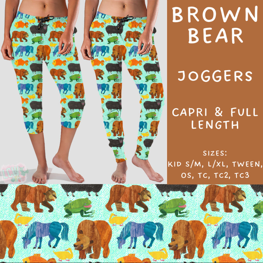 Preorder Custom Styles - Brown Bear - Closes 17 Jan - ETA late Apr 2025 Leggings