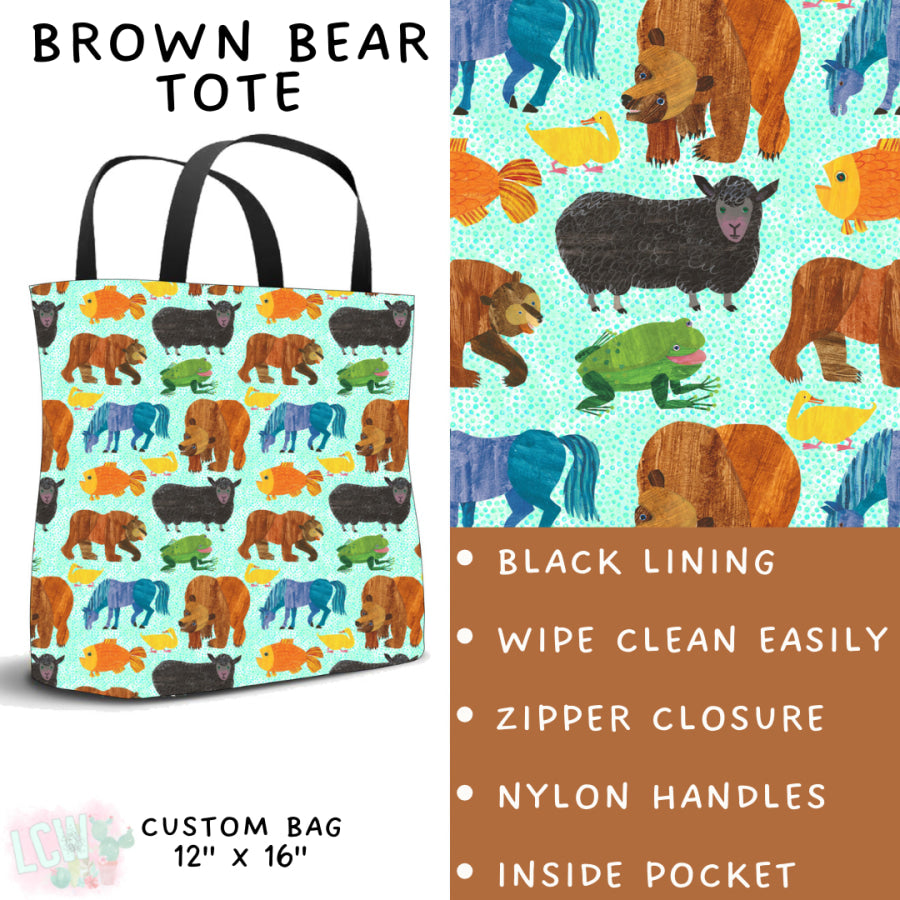 Preorder Custom Styles - Brown Bear - Closes 17 Jan - ETA late Apr 2025 Leggings