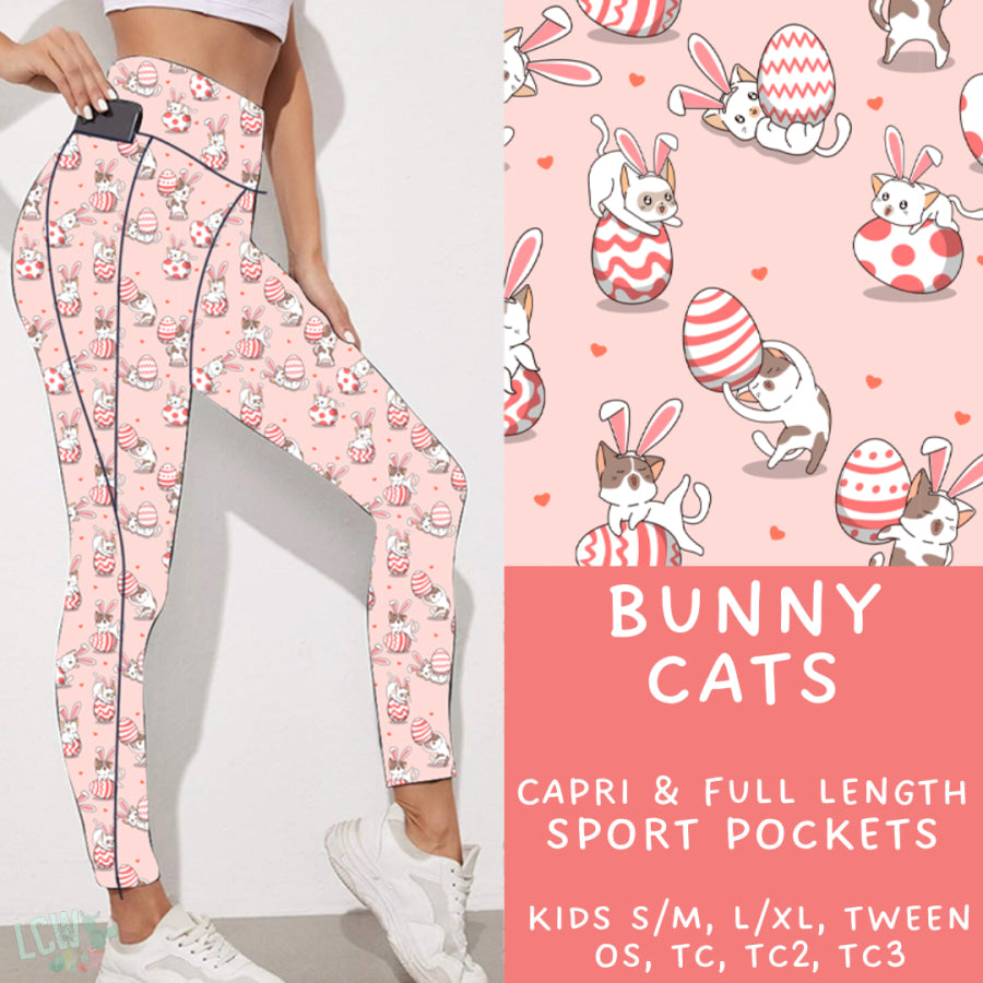 Preorder Custom Styles - Bunny Cats - Closes 30 Jan - ETA late Apr 2025 Leggings