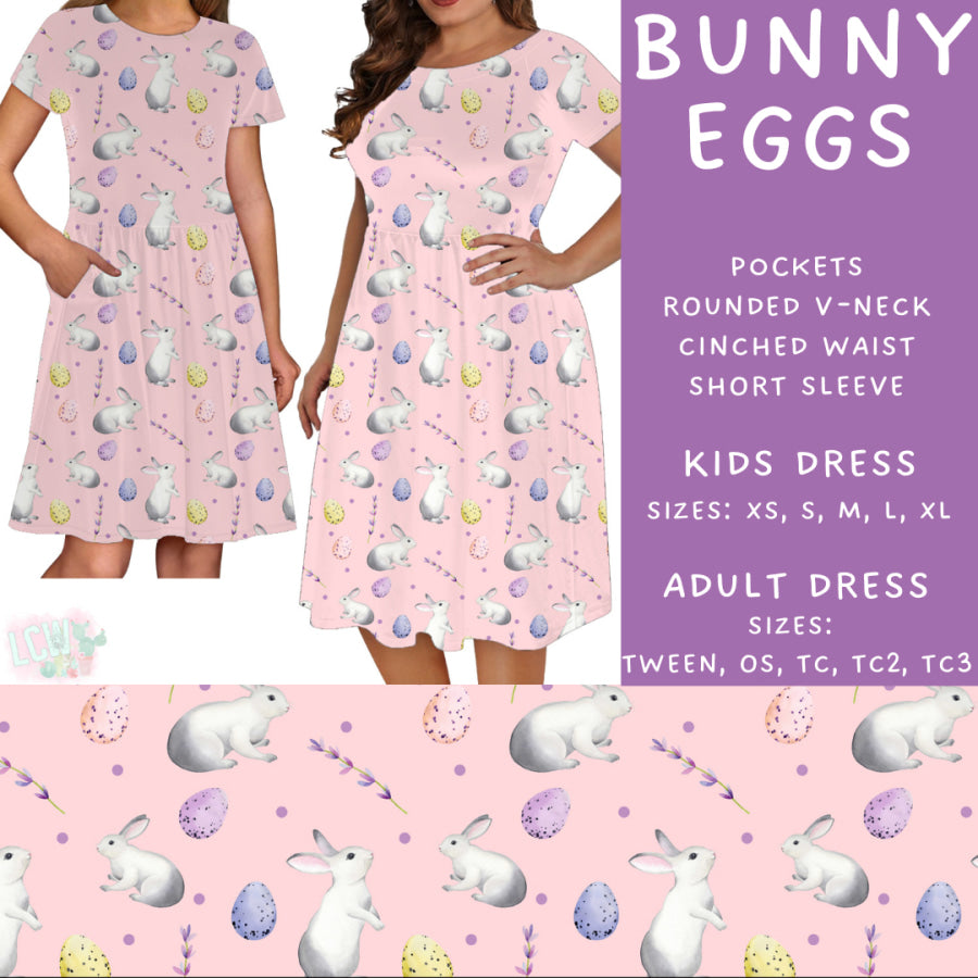 Preorder Custom Styles - Bunny Eggs - Closes 17 Feb - ETA late Apr 2025 Leggings