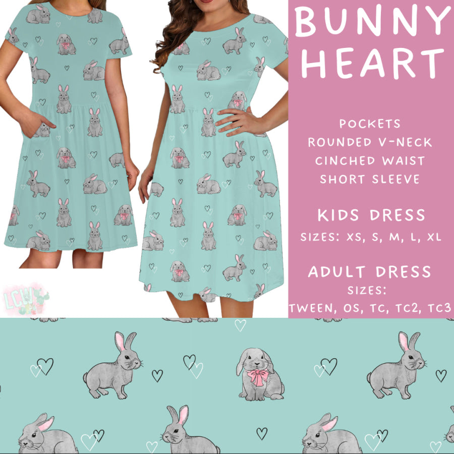 Preorder Custom Styles - Bunny Heart - Closes 17 Feb - ETA late Apr 2025 Leggings