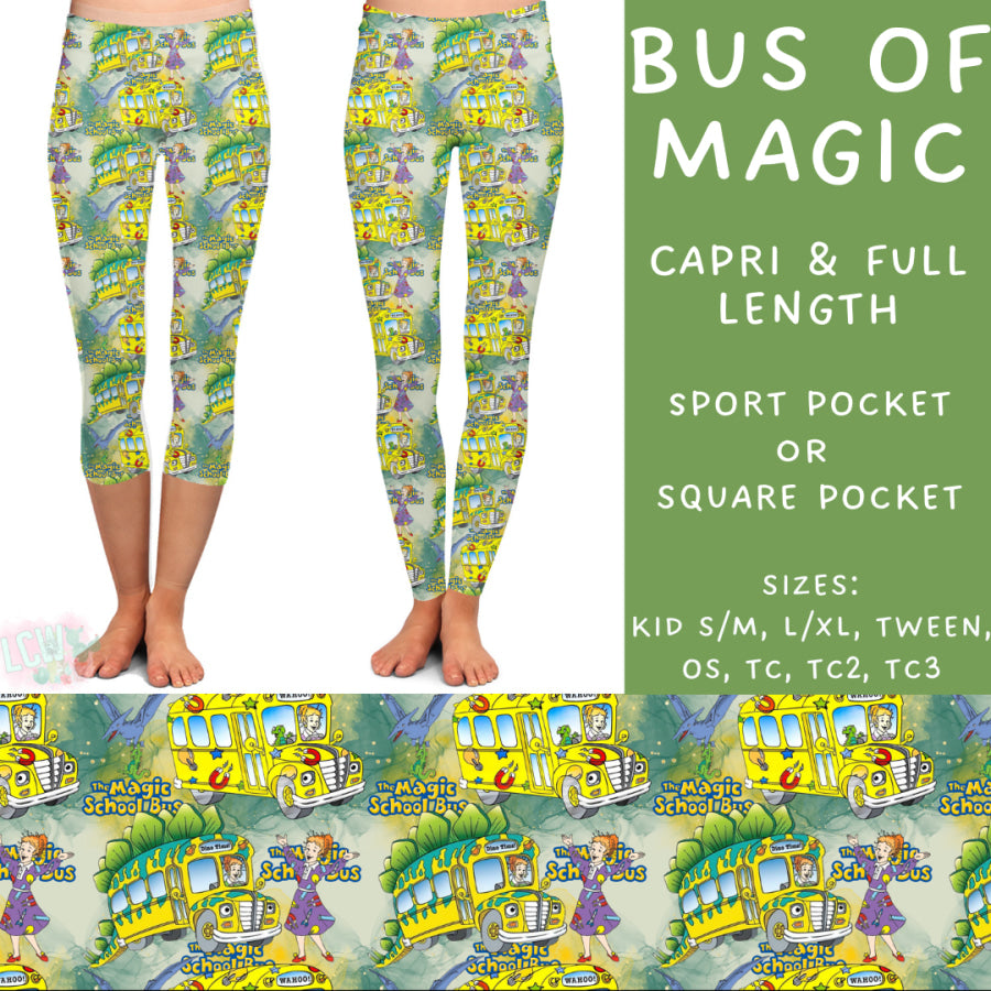 Preorder Custom Styles - Bus Of Magic - Closes 21 Mar - ETA mid Jun 2025 Leggings