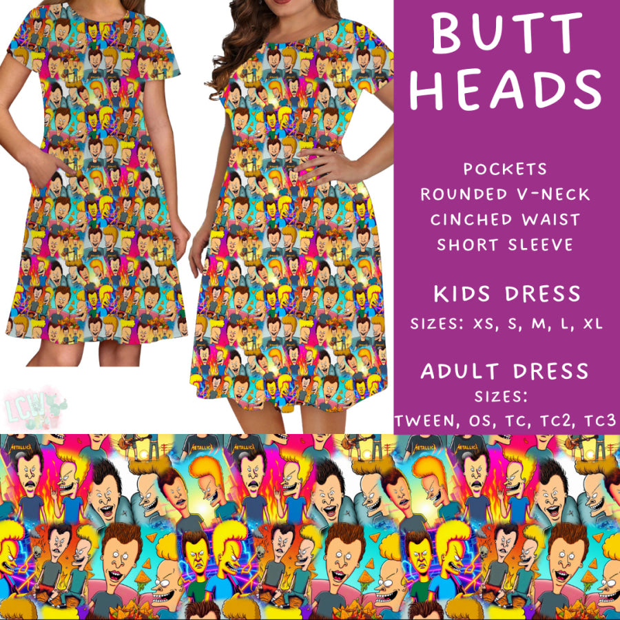 Preorder Custom Styles - Butt Heads - Closes 3 Mar - ETA late May 2025 Leggings