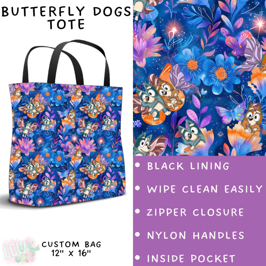 Preorder Custom Styles - Butterfly Dogs - Closes 2 Dec - ETA late Feb 2025 Leggings