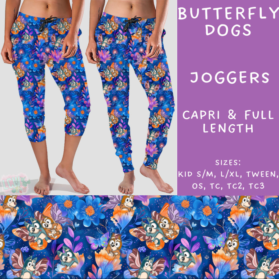 Preorder Custom Styles - Butterfly Dogs - Closes 2 Dec - ETA late Feb 2025 Leggings