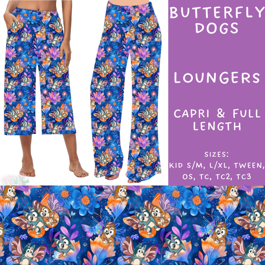 Preorder Custom Styles - Butterfly Dogs - Closes 2 Dec - ETA late Feb 2025 Leggings