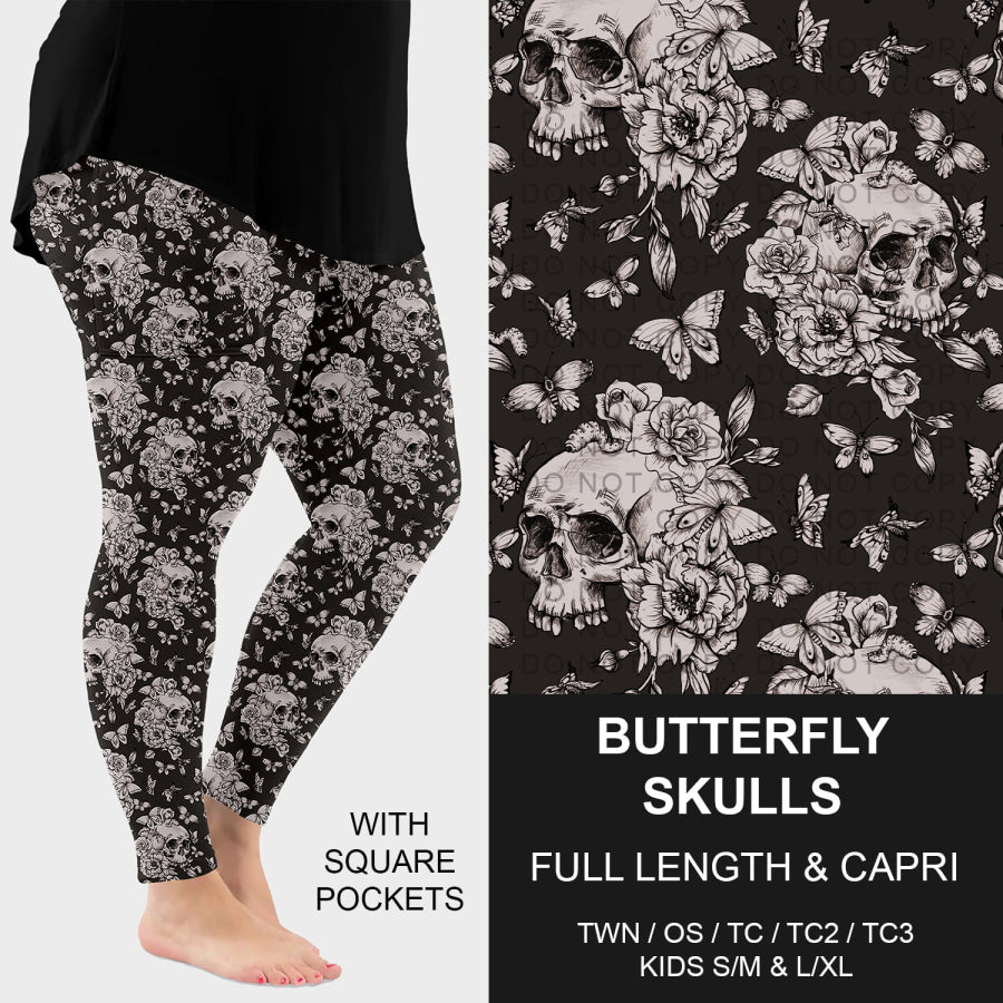 Preorder Custom Styles - Butterfly Skulls - Closes 9 Dec - ETA early Mar 2026 Loungewear