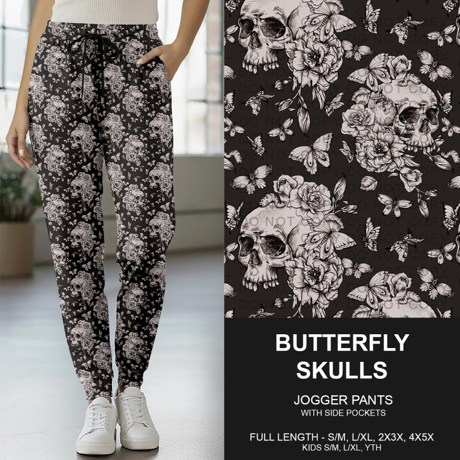 Preorder Custom Styles - Butterfly Skulls - Closes 9 Dec - ETA early Mar 2026 Loungewear