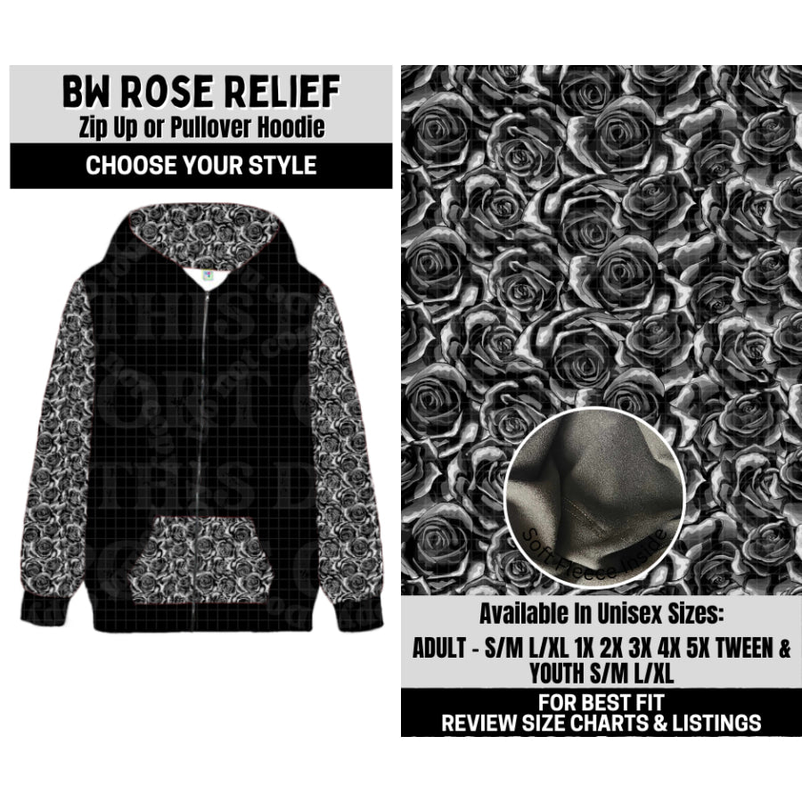 Preorder Custom Styles - BW Rose Relief - Closes 6 Oct - ETA mid Feb 2026 Leggings