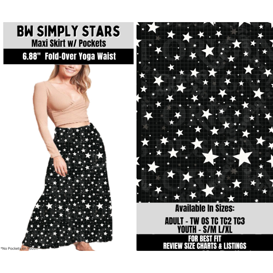 Preorder Custom Styles - BW Simply Stars - Closes 6 Oct - ETA mid Feb 2026 Leggings
